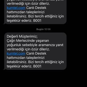 Kumtel Servise Asla Ulaşılamıyor!