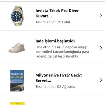 Amazon İade Reddi Verilen Ürün Geri Gönderilmiyor!