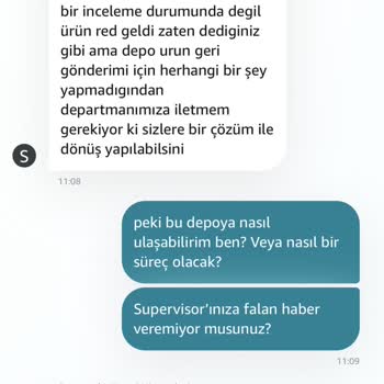 Amazon İade Reddi Verilen Ürün Geri Gönderilmiyor!