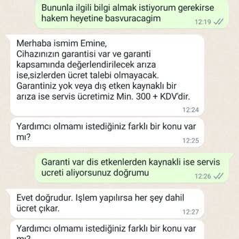 Baymak Kombi Garantisi Varken Servis Ücreti Talep Ediyor