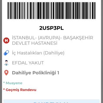 Sağlık Bakanlığı Devlet Hastanesi Dr. Şikayeti