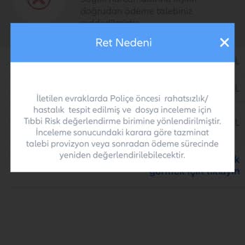 Allianz Sigorta Tamamlayıcı Sağlık Ameliyatlarda Yardımcı Olmuyor