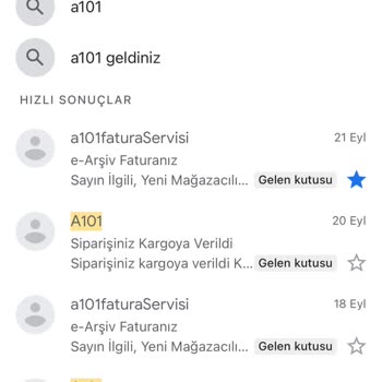 A101.com.tr'den Sipariş Verdiğim Ürünlerde Sorun Yaşadım