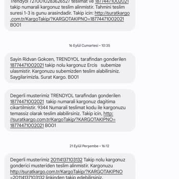 A101 İptal Edilen Sipariş