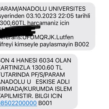 AÖF İkinci Üniversite Kaydı Ödemenin Yapıldığı Halde Gözükmeme