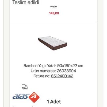 A101 Teslim Edilmeyen Ama Teslim Edilmiş Görünen Ürün