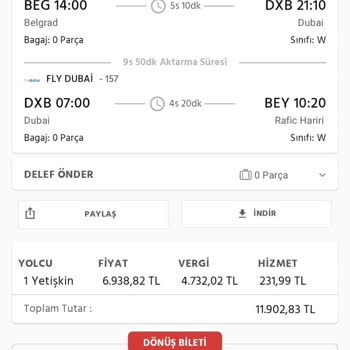 Obilet Bilet Ücretinin İade Talebi