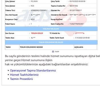 Aras Kargo Kargom Kayıp Piyasada Yok