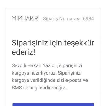 Minharir.com Ücret İadesi