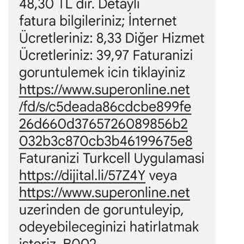 Superonline Olmayan Abonelik İçin Fatura Kesti Ve İşlemimi Yapmadı.