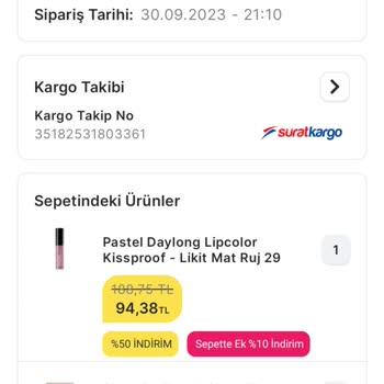 Sürat Kargo Kargom Teslim Edilmedi