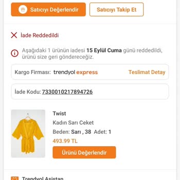 Trendyol'un İade Mağduriyeti