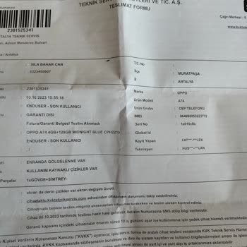 KVK Çeşitli Bahanelerle Para İsteyip Telefonu Yapmıyor