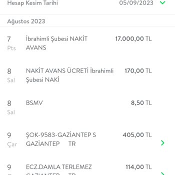TEB Nakit Avans Üç
