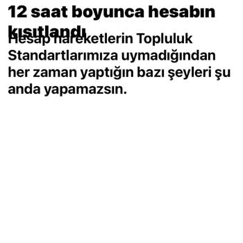 Facebook Hesabıma Sürekli Kısıtlama Veriyor.