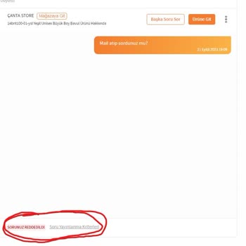 Çanta Store Ayıplı Ürün Muhatap Bulamıyorum