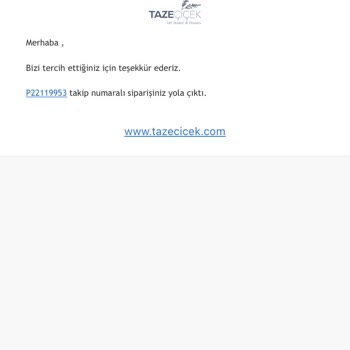 Taze Çiçek (tazecicek.com) Hataları Üstüne İlgisizlikleri