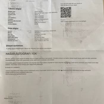 Media Markt 2 Yıl Garantili Sattığı Mala Garanti Sağlamıyor