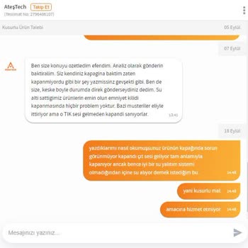 Ateş Tech Trendyol Ayıplı Mal Satan Satıcının Arkasında Duruyor