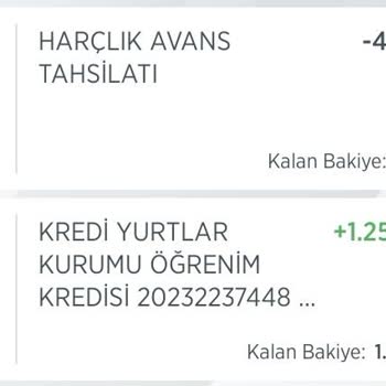 Ziraat Bankası Harçlık Avans Tahsilatı Para İadesi