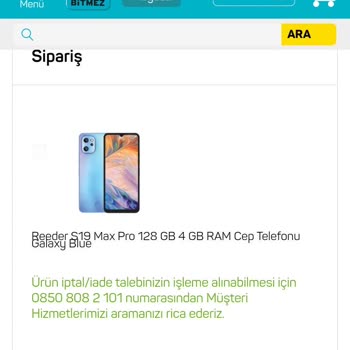 A101 Müşteri Temsilcisine Bağlanılmıyor