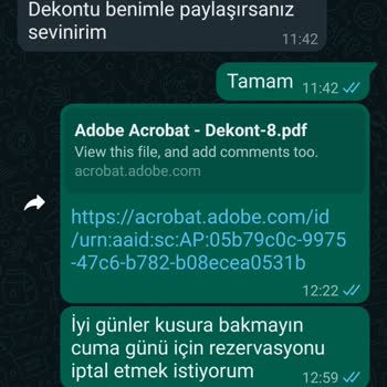 Suare Restaurant Kapora İadesi Hakkında