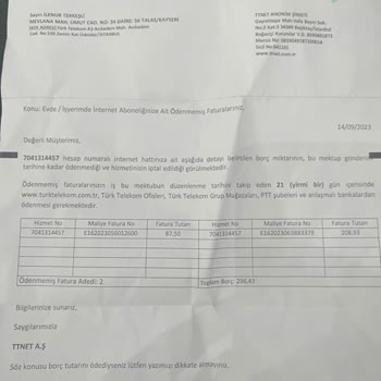 0850 800 55 00 TV Bu Faturası