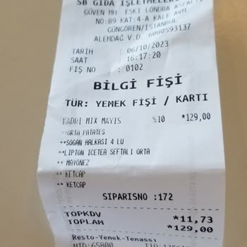 Saloon Burger Sipariş Geç Alınıp Hazırlanıyor