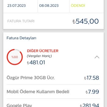 Türk Telekom Google Play Ödemeleri Faturama Yansıyor