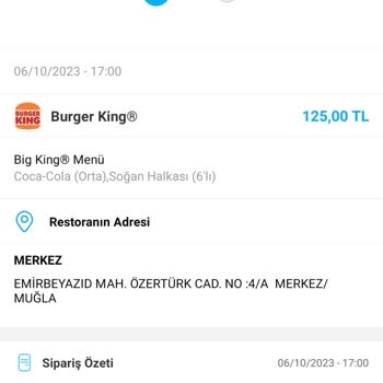Burger King Tıkla Gelsin Siparişimi İptal Etti