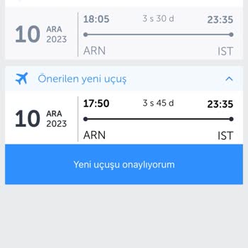 THY Bilet Saat Değişikliği Ve Kesintili İade Haksızlığı