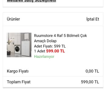 A101 1 Aydır Ürün Kargoya Verilmedi. Bekletiliyoruz.