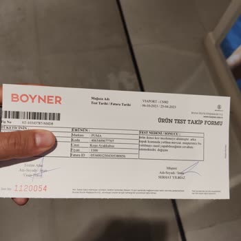 Puma Boyner'den Hakkımı İstiyorum!
