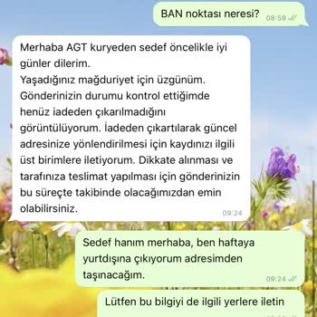 AGT Kurye (aynigunteslim.com) Kargoyu Teslim Etmeyip Her Gün Farklı Bahane