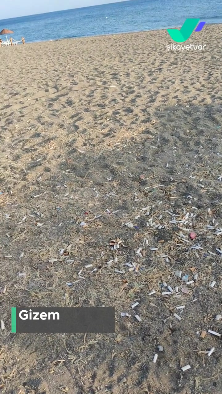Ürkmez Sahilde İzmarit Ve Çöp Sorunu videonun kapak resmi