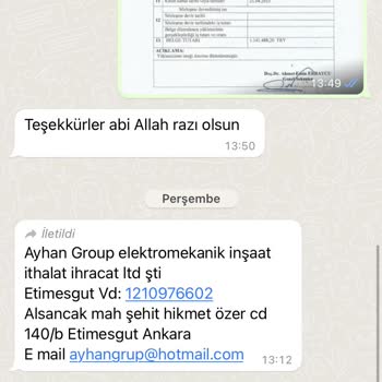 Epttavm Den İade Oluşmaması. 2. El Malzeme Gönderilmiş.