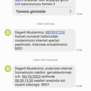 Türk Telekom'un Kendi Verdiği Randevuya Gelmemesi
