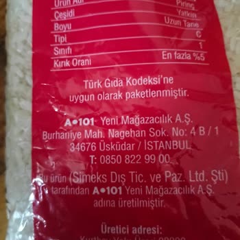 A101 Bozuk Pirinç Satıyor