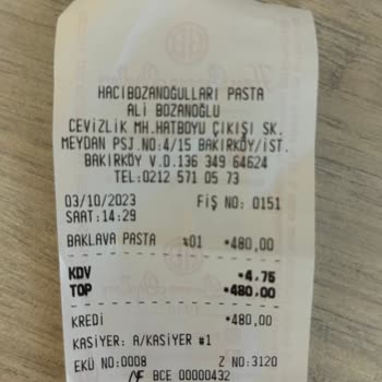 Hacıbozanoğulları Ekşimiş Pasta İle Alakalı Vurdumduymazlık