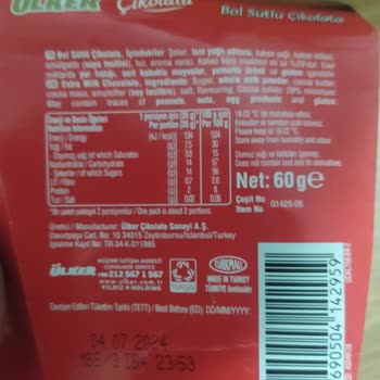 Ülker Sütlü Çikolata Bozuk Çıktı