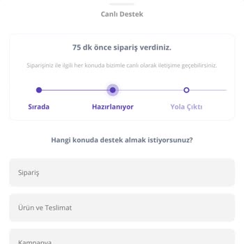 Getir Sipariş Ve Teslimat Süreci