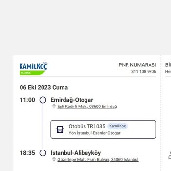 Kamil Koç Varış Noktasına Ulaşılamadı