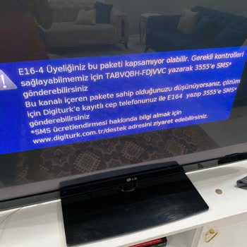 Digiturk E164 Hatası Ve Maç İzleyemiyoruz