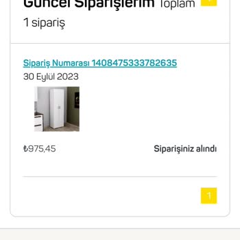 A101 İnternet Sitesi Sipariş Alındı Süresinin Uzun Olması
