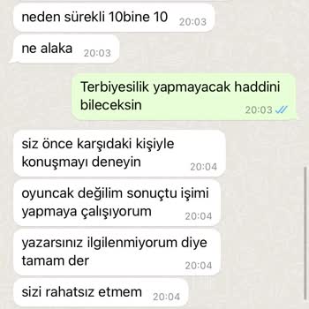 Betonevip Müşteri Temsilcisi Konuşmaları