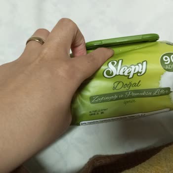Sleepy Doğal Zeytin Yağlı Islak Mendil Ambalaj Hatası