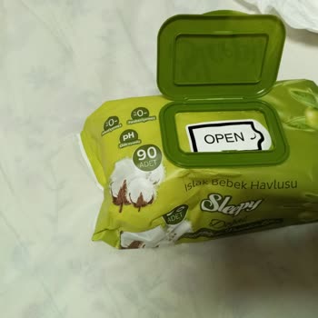 Sleepy Doğal Zeytin Yağlı Islak Mendil Ambalaj Hatası