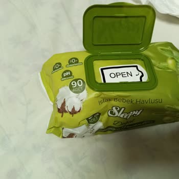 Sleepy Doğal Zeytin Yağlı Islak Mendil Ambalaj Hatası