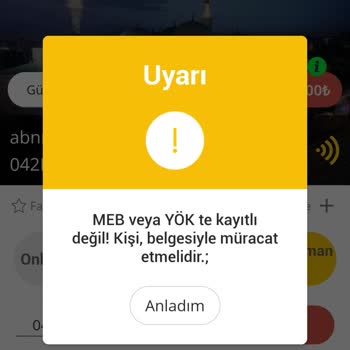 BURULAŞ Öğrenci Abonman Kartı Online Vize