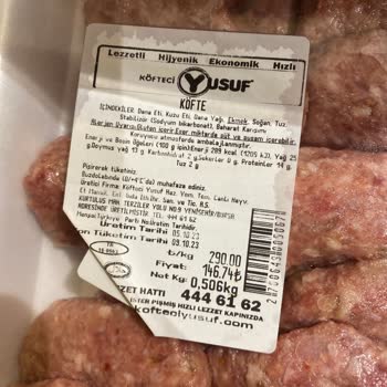 Köfteci Yusuf Eksik Ürün Gönderimi
